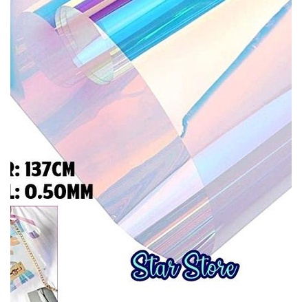 

Plastik Mika Lentur PVC Super Hologram Lebar 137cm / Tebal 0.50mm