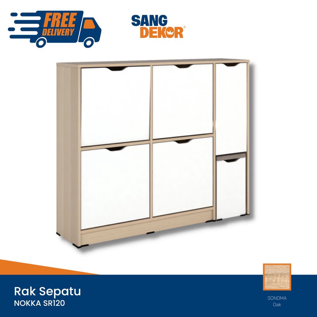 NOKKA SR120 RAK SEPATU/LEMARI SEPATU/BUFFET SEPATU