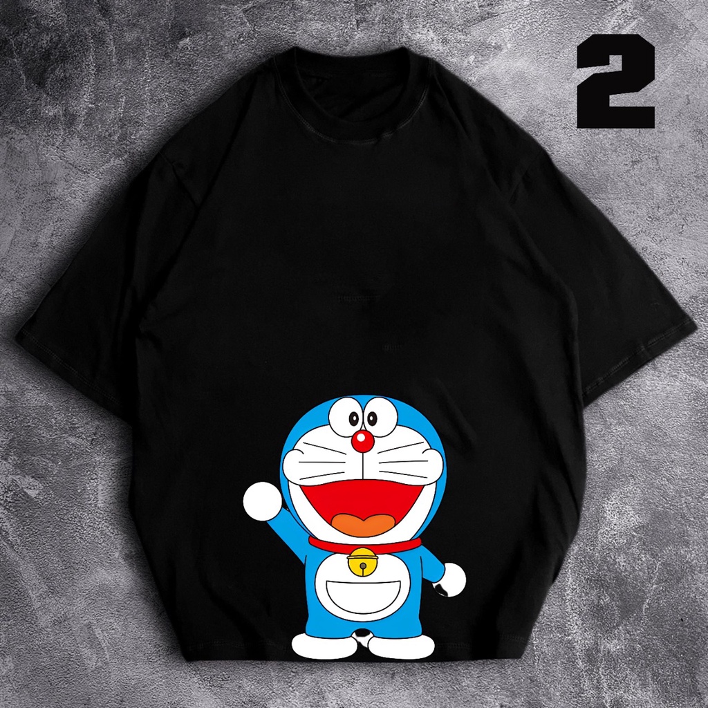 GSC - Kaos Oversize DORAEMON SERIES / Kaos Oversize Bahan Cotton 24S