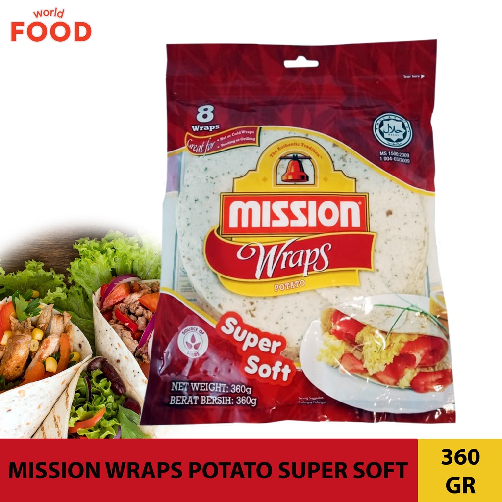 

MISSION WRAPS POTATO SUPER SOFT 360GR