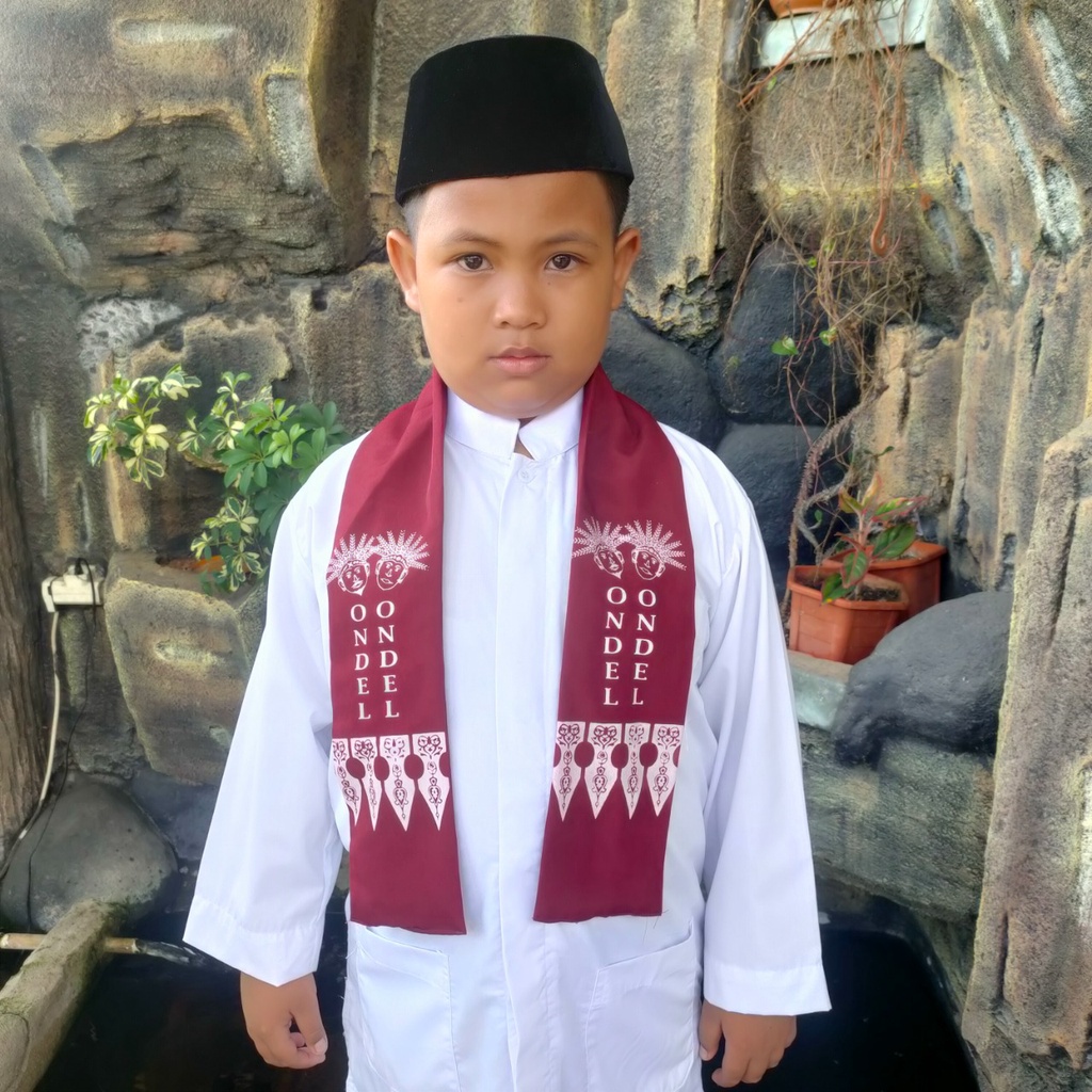 Cukin Ondel Ondel / Selendang Ondel Ondel / Cukin Batik / Cukin Betawi