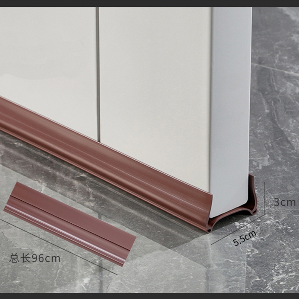 1pc Strip Segel Insulasi Peredam Suara Bawah Pintu