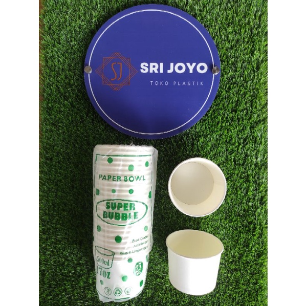 Paper bowl 500ml isi 25pcs