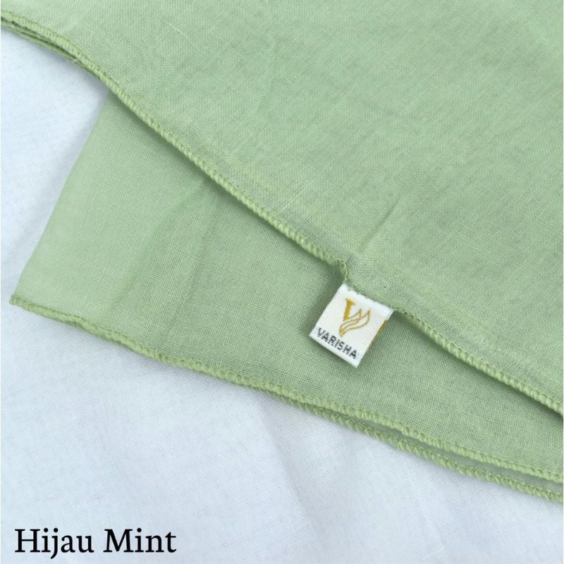 hijab segiempat paris polos  merk varisha part 2(COD)