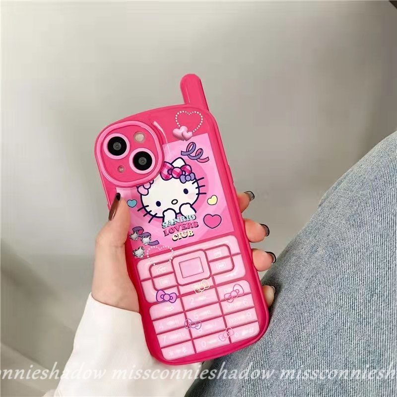 Soft Case Hp Gambar Hello Kitty Untuk IPhone 7 / 8plus / 11 / 12 / 13 / 14pro MAX / XR / X / XS MAX / SE