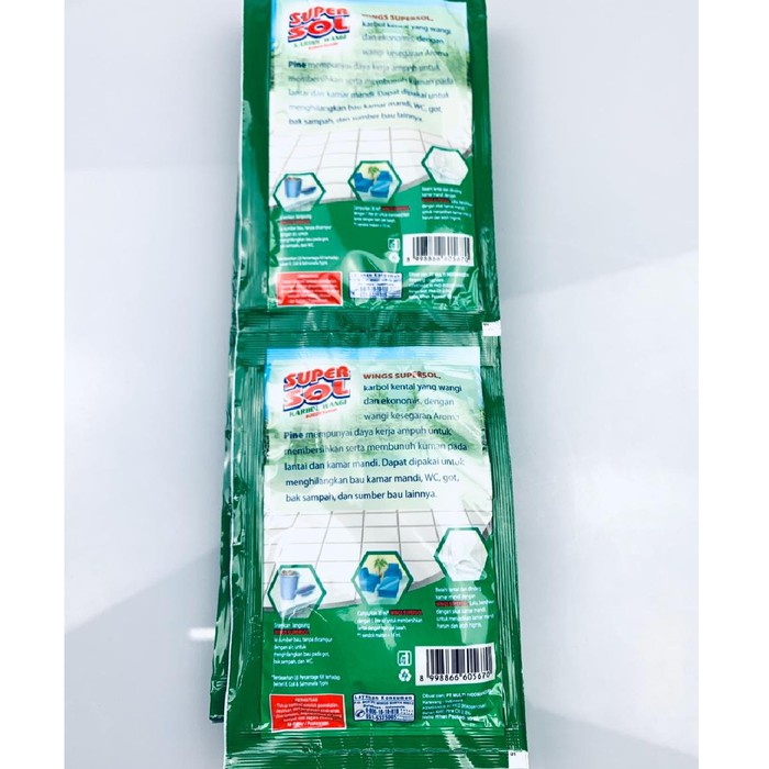 SUPERSOL CARBOL WANGI SACHET 1 PCS