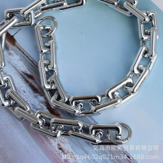 Bag Strap Chain Tali Tas Rantai Aksesoris Tas Shoulder Bag Big Chain - Silver