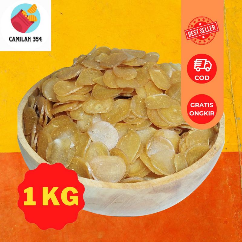 

Nuri Kerupuk Terasi Udang Mentah - 1kg / Krupuk Trasi Krecek