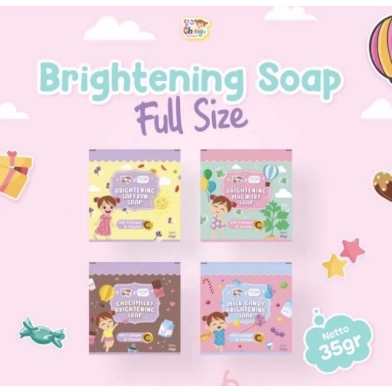 CHINGU BRIGHTENING SOAP SABUN PENCERAH KULIT WAJAH DAN BADAN