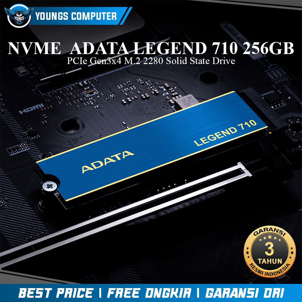 NVME  ADATA LEGEND 710 256GB | PCIe Gen3x4 M.2 2280 SSD