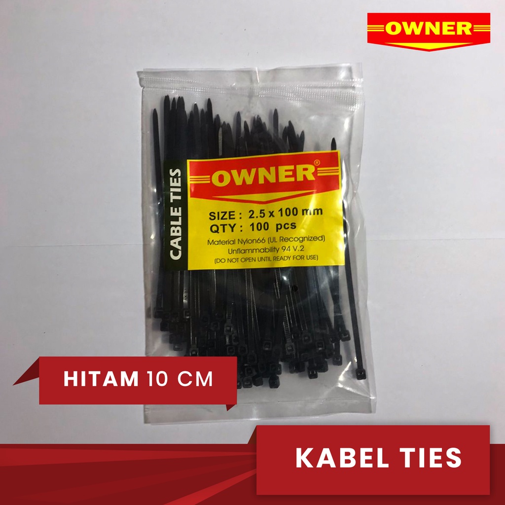 

Kabel Ties / Kabel Tis 10cm / 15cm / 20cm / 25cm / 30cm isi 100