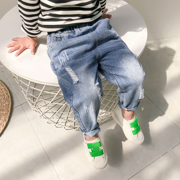 [2-7 tahun] Celana panjang jeans anak laki laki import WS220109 - Celana anak import - Jeans anak la