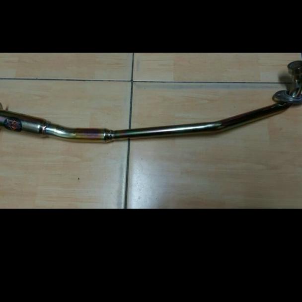 Leher knalpot supra x 125 pipa knalpot supra 125cc - Putih