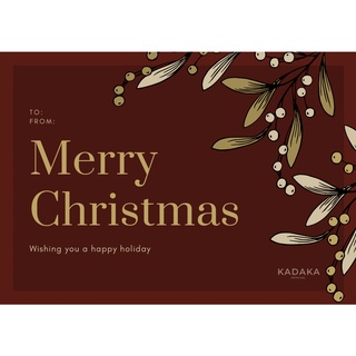 C-0107 Christmas Hampers - Kadaka Tote Bag and Christmas Greeting Card