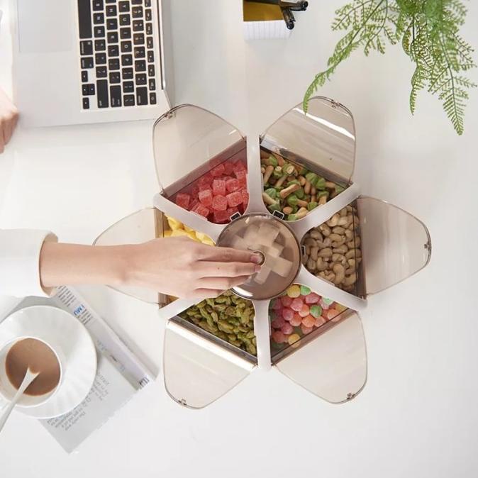 

TERMURAH Kotak Penyimpanan snack permen cemilan bentuk lotus/Snack fruit lotus /PERMEN LUNAK/PERMEN VIRAL/PERMEN MILO/PERMEN YUPI/PERMEN JADUL/PERMEN KARET