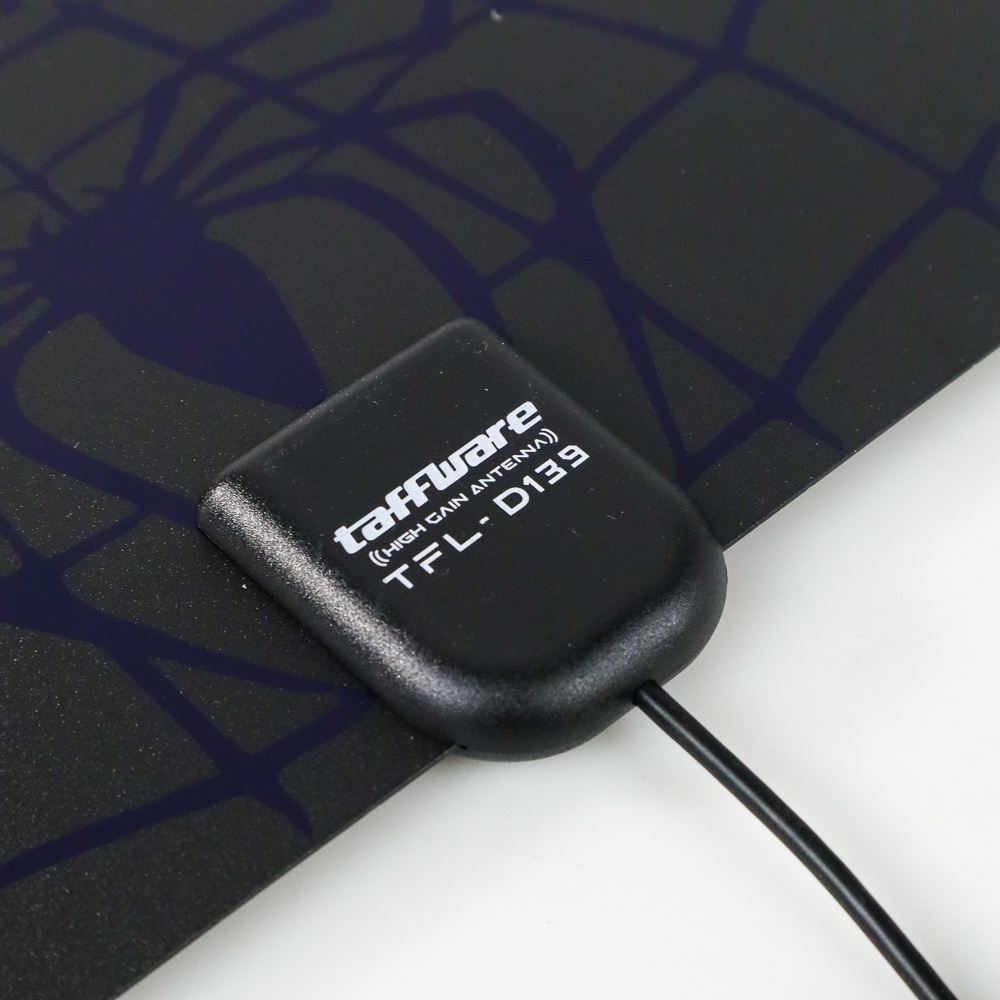 Taffware Antena TV Digital Indoor DVB-T2 25dB Spider Pattern V2.0 - TFL-D139 - Blue