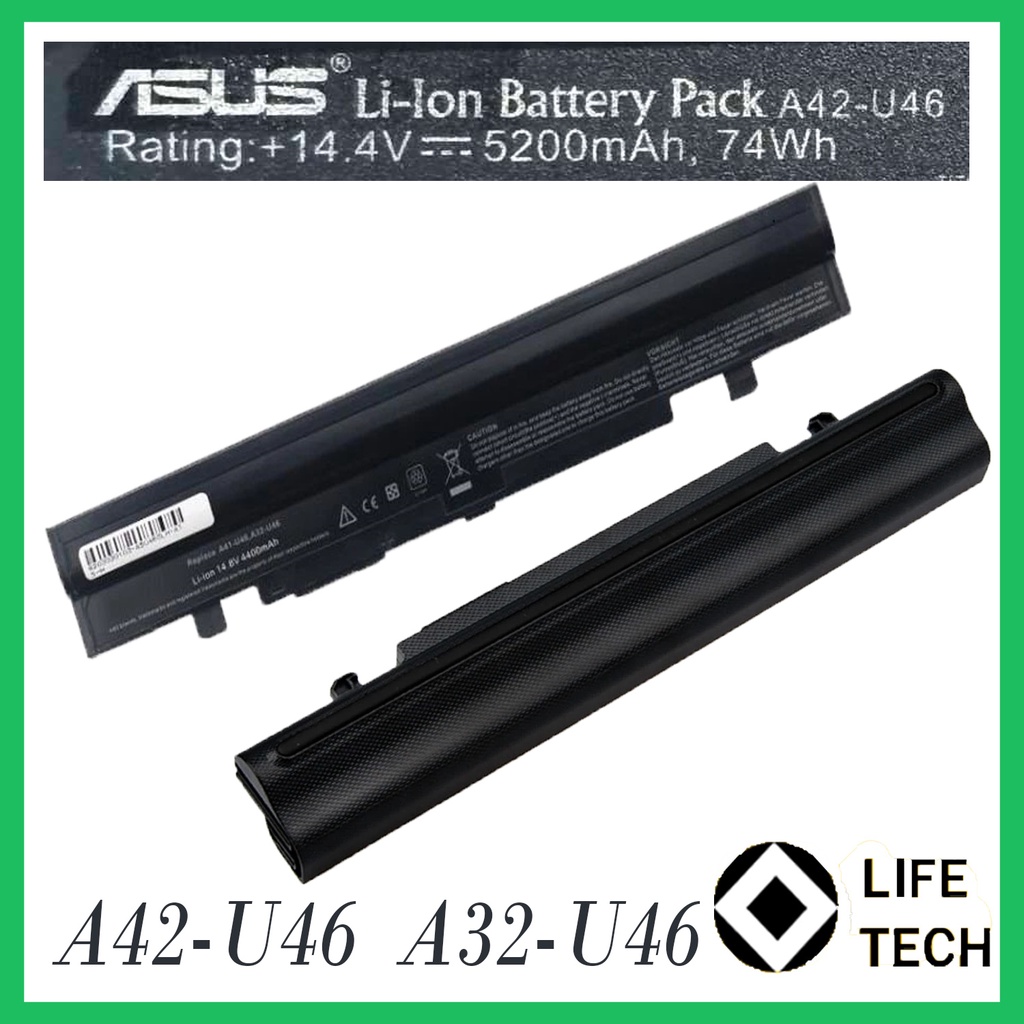 Baterai Laptop ASUS U46 U56 U46E U46S U56E U56J U46J U46S U56 Seri A32-U46 a41-U46 A42-U46 4INR18