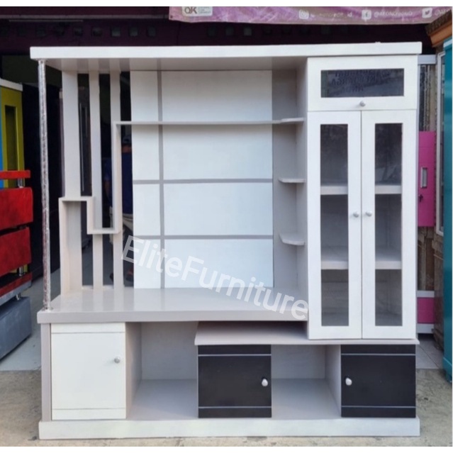 Bufet Pajangan TV 43in , Bufet TV Minimalis , Bufet TV Ruang Tamu