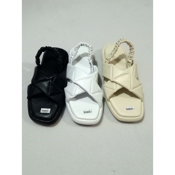 RD 043 SANDAL PINGGUL WANITA TERBARU BAN 2 SILANG PIRAMID