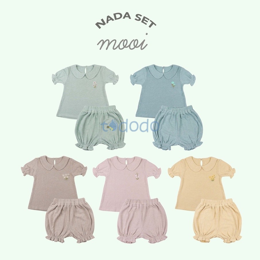 Baju Bayi Setelan Anak Perempuan Mooi Nada Set 1-5 Tahun