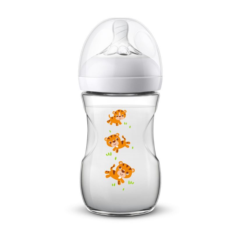 Philips Avent Natural Baby Bottle 260 ml Karakter / Botol Susu Bayi Wide Neck