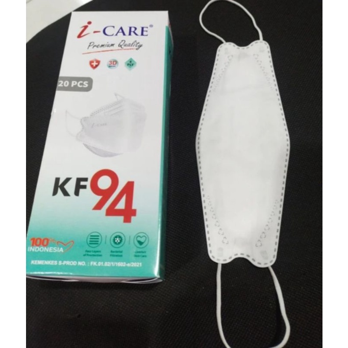 Masker KF94 4ply I-Care 3D premium quality