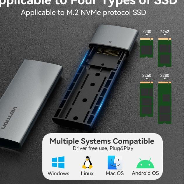 Vention SATA HDD SSD 2.5" Enclosure Case External - SATA