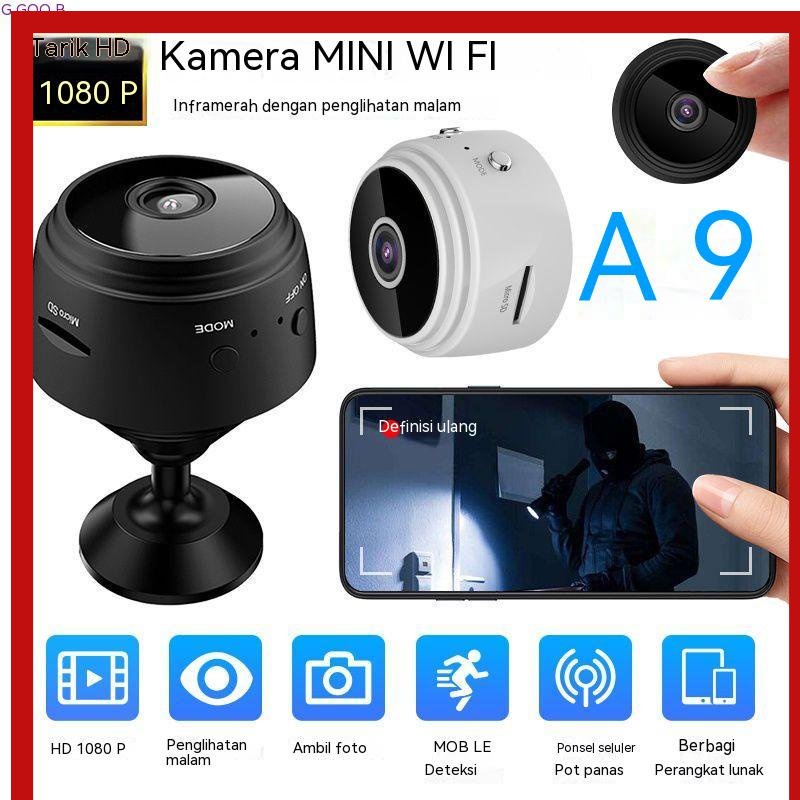 Jual A9 1080P HD Mini Spy Camera Tersembunyi Kecil Portabel Wireless