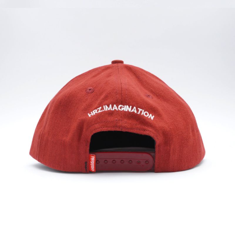 Omidoki Topi Snapback Hip Hop Original Maroon