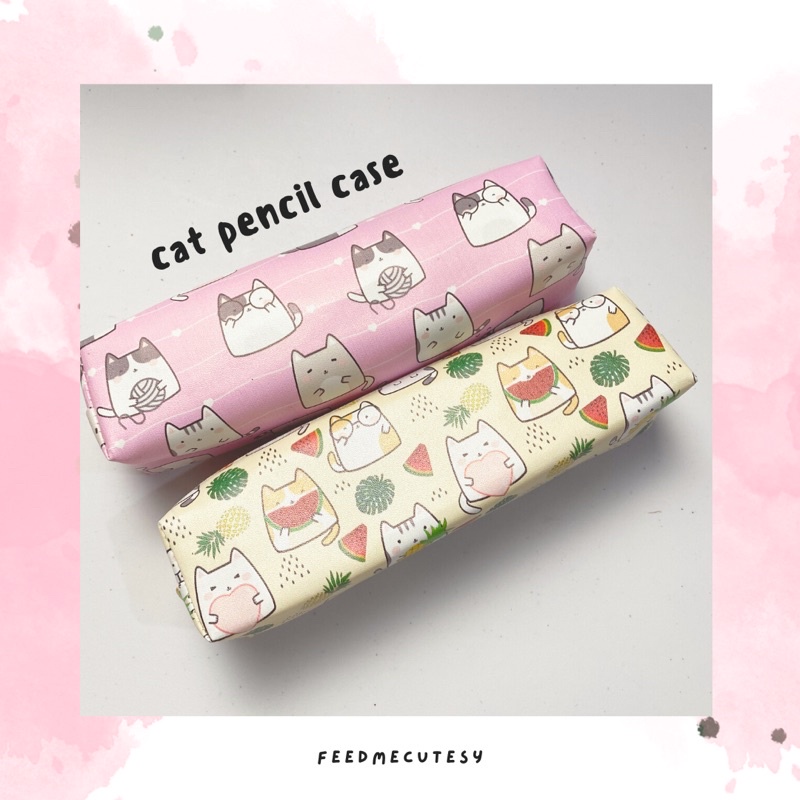 

cat pencil case | Feedmecutesy | atk alat tulis lucu anak import