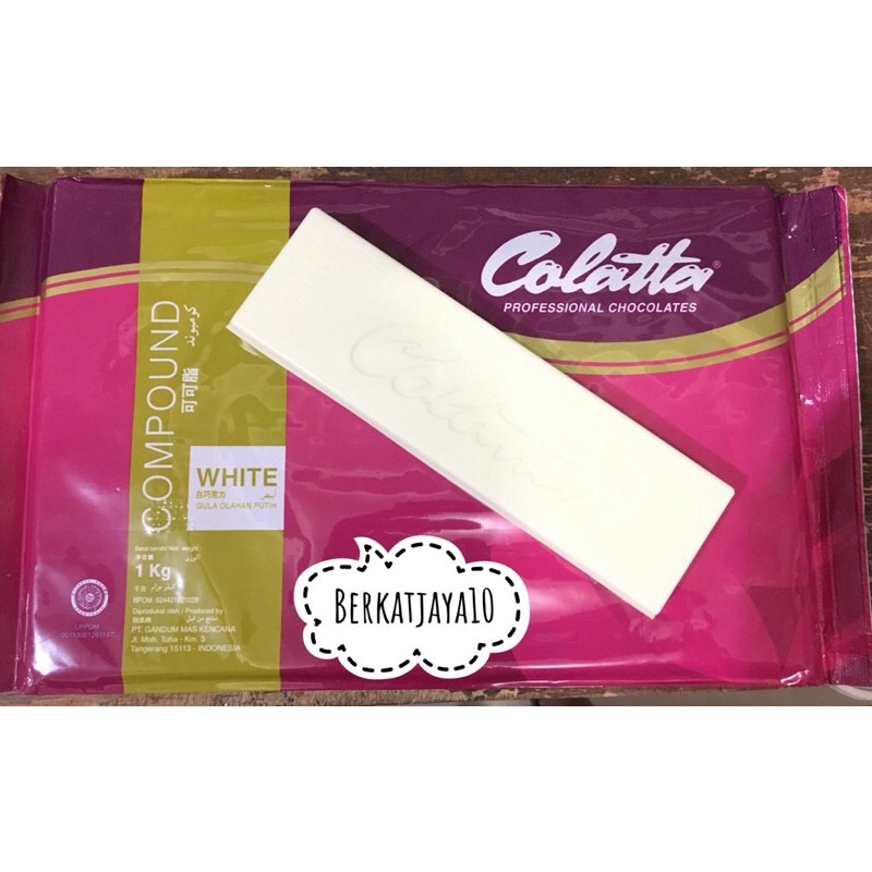 Colatta White repack 200gr Chocolate Putih Compound Coklat Masak