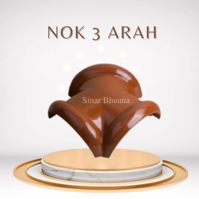 Nok 3 Arah Genteng Keramik / Triway / Genteng Murah Berkualitas