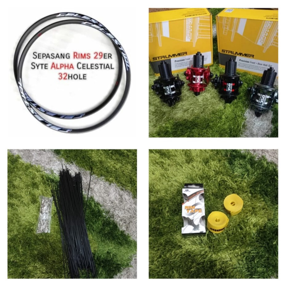 WHEELSET SEPEDA 29 INCH 32 HOLE DISCBRAKE