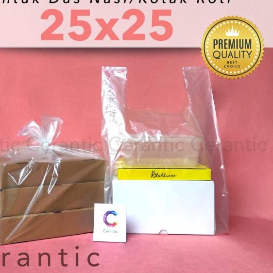 

Kresek Bening Transparan 25x25 PE TEBAL untuk Box Dus 25x25 cm
