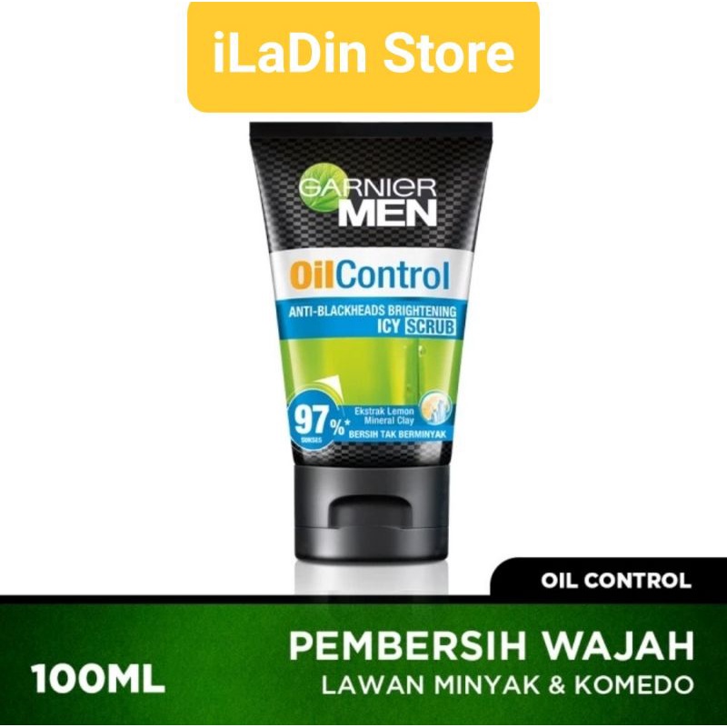 Garnier Men Oil Control ICY Scrub 100 ml