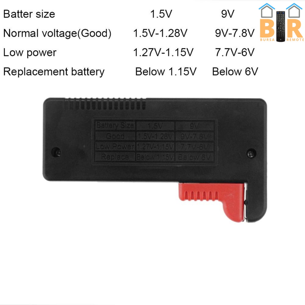 Baterai Tester Analog Universal Multifungsi Alat Cek Batre Ukur Daya Battery Batrai