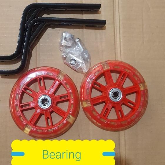 Roda bantu samping sepeda anak 12 16 bearing