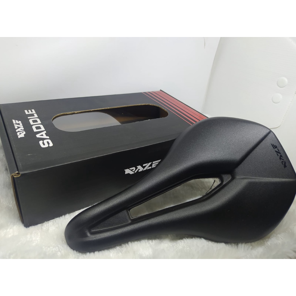 Sadel saddle jok raze short nose gel sepeda roadbike lipat mtb