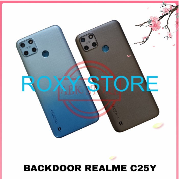 TUTUP BELAKANG BACKDOOR BACKCOVER BACK CASING HOUSING REALME C25Y ORI