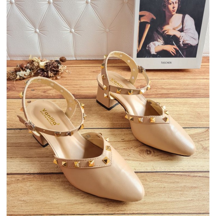 ABBUSHOES Bm 94 mules bapau tali yolanda 5cm