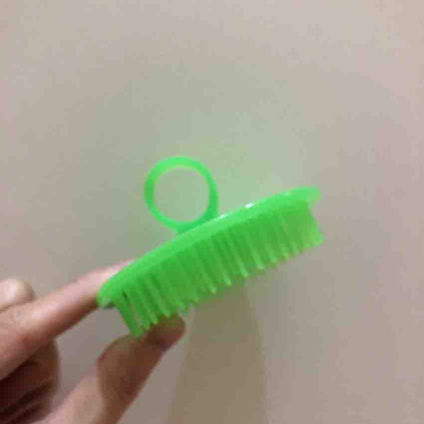 Sikat Pembersih Rambut Silikon HAIR Cleansing Pad Brush Silicone Bulat -1pcs