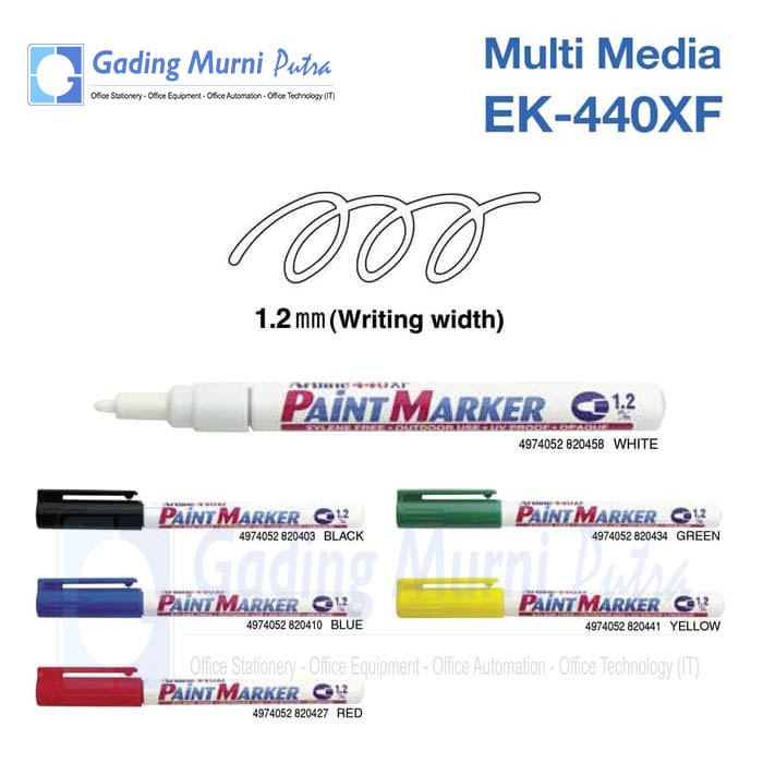 

SPIDOL ARTLINE PERMANEN PAINT MARKER EK-440XF