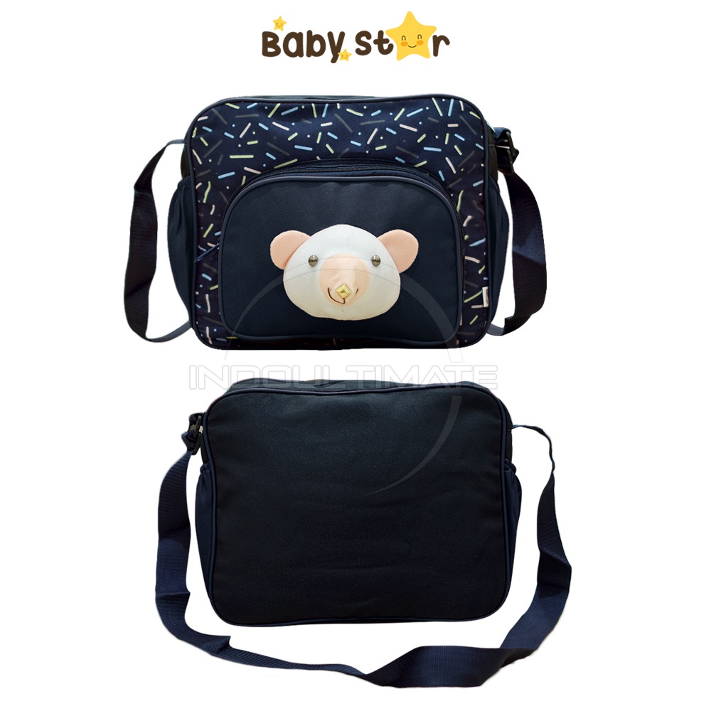 Tas Bayi Tas Popok Bayi BABY STAR BY-273 Diaper Bayi Baby Diaper Bag Mommy Bag Tas Botol Susu Bayi Murah Lucu Tas Perlengkapan Bayi Tas Perlengkapan Bayi