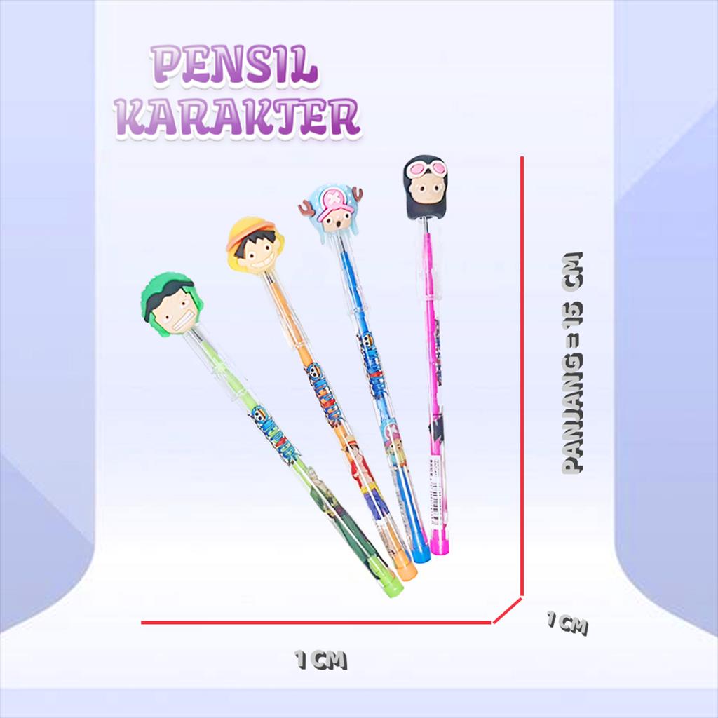 Pensil Cabut / Pensil Lantu / Pensil Bensia Karakter Lucu 139