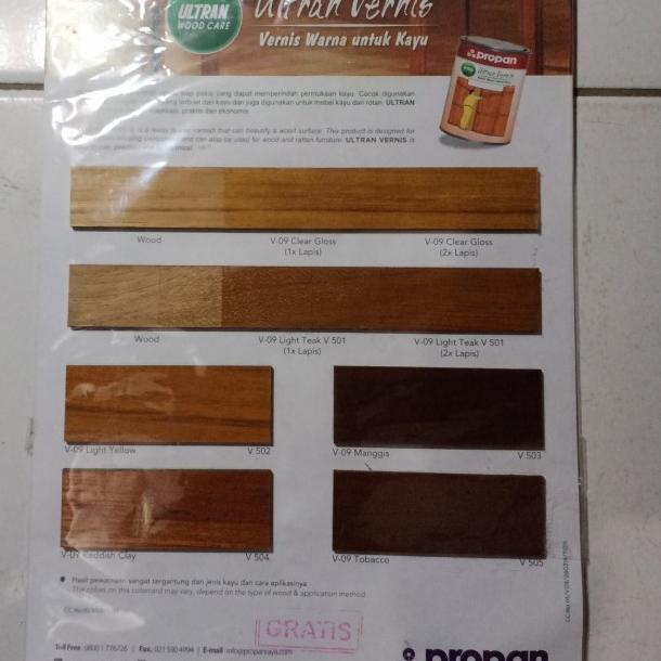 Ultran Vernis Kayu V-09 Clear Gloss / Pernis Kayu Clear