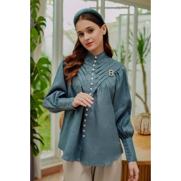 CELIANA SHIRT WITH RUFFLE - BENANG JARUM