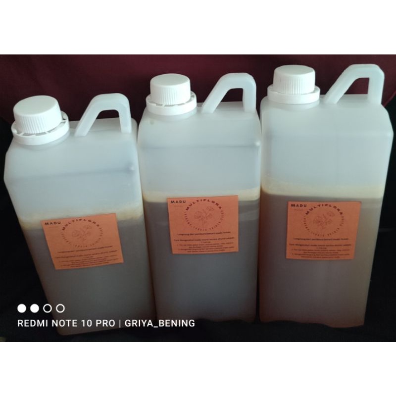 

madu murni Multiflora row honey