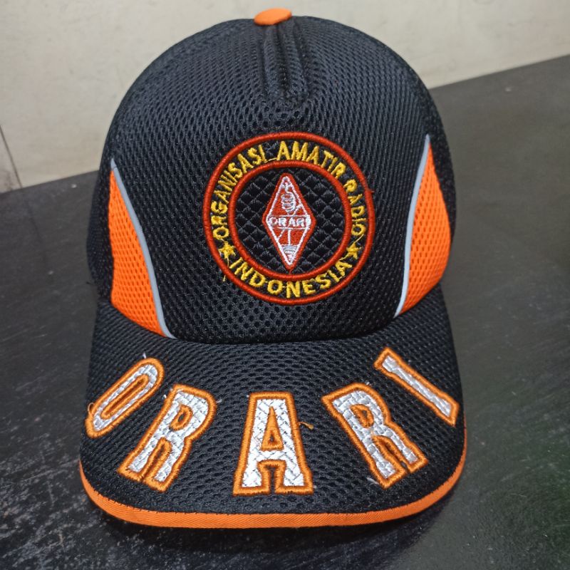 Topi ORARI + Bordir Nama dan CALLSIGN