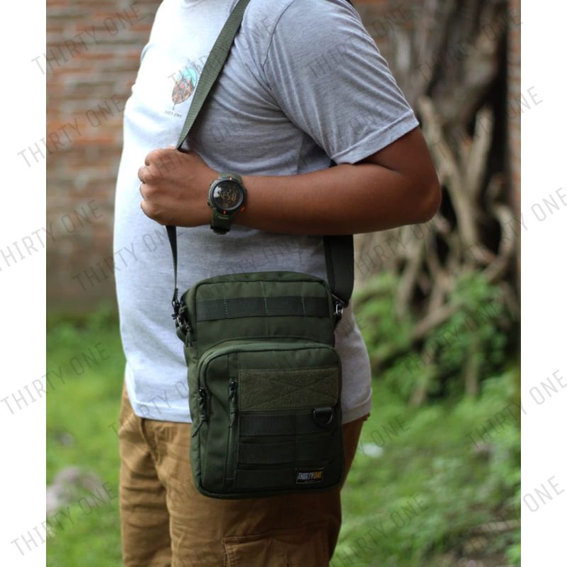 Slingbag Army Tas Selempang Tas Tactical Army Tas Selempang - Tocta Slingbag