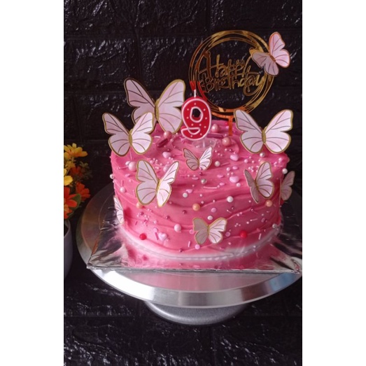 

kue ulang tahun brownies kukus diameter kue 20 cm